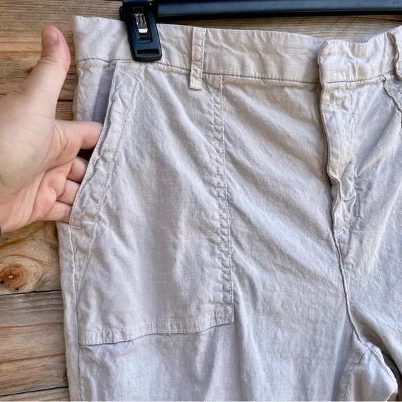 Frank & Eileen Jameson Italian Performance Linen cropped jogger pants - Picture 3 of 12